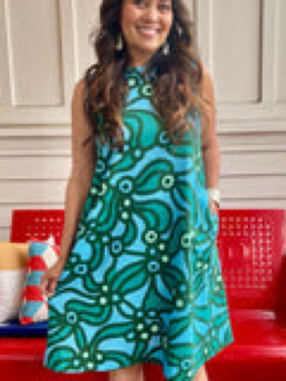 JUNIPER Green Chicka Boom dress